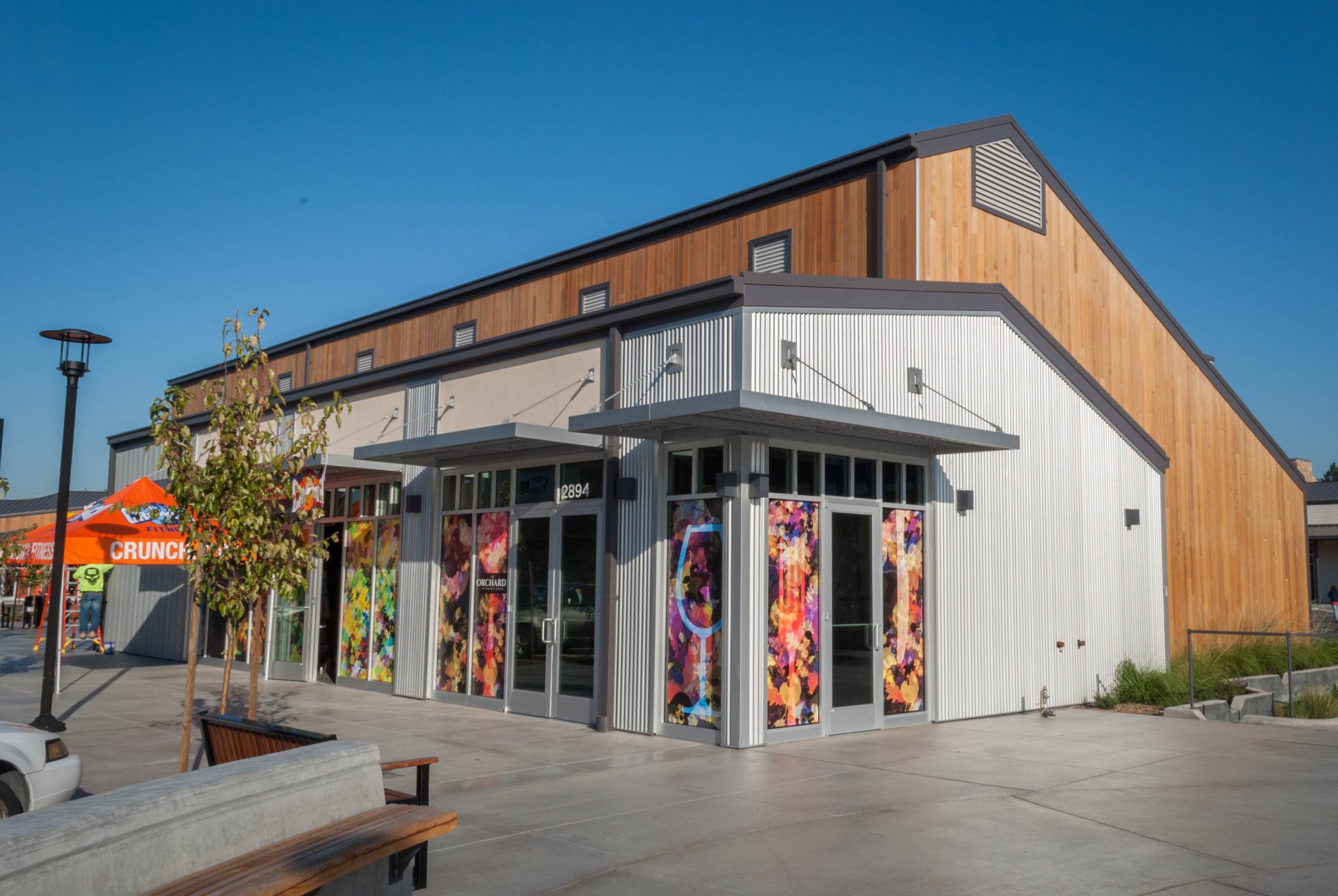 Morin corrugated metal cladding — The Orchards, Walnut Creek, CA